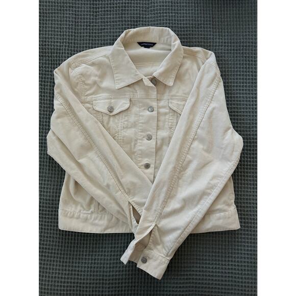 Lands' End Ivory Cord Jacket - Picture 1 of 6